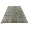 Wełna i wiskoza gruby dywan handloom z indii szary 140x200cm