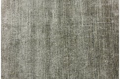 Wełna i wiskoza gruby dywan handloom z indii szary 120x180cm