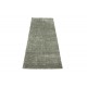 Miękki dywan Gabbeh Handloom w pasy wełna wiskoza szary chodnik  80x350cm