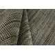 Miękki dywan Gabbeh Handloom w pasy wełna wiskoza szary 300x400cm