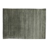 Wełna i wiskoza gruby dywan handloom z indii ciemny szary 240x340cm