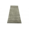 Wełna i wiskoza gruby dywan handloom z indii beżowy ciemny szary 80x350cm