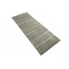 Wełna i wiskoza gruby dywan handloom z indii beżowy ciemny szary 80x350cm