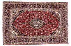Piękny oryginalny dywan Ardekan z Iranu z medalionem wełna 240x340cm perski klasyk