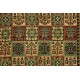 Kolorowy dywan etniczny z Turcji 130x220cm 100% wełna kilim w kwatery