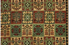 Etniczny kilim z Turcji dzieło ręcznie tkane 130x220cm anatolijski