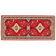 Kolorowy dywan etniczny z Turcji 100x180cm 100% wełna kilim w kwatery