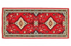 Kolorowy dywan etniczny z Turcji 100x180cm 100% wełna kilim motyw kwiatowy