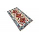 Kolorowy dywan etniczny z Turcji 110x190cm 100% wełna kilim zwierzęcy motyw