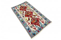 Etniczny kilim z Turcji dzieło ręcznie tkane 110x190cm anatolijski