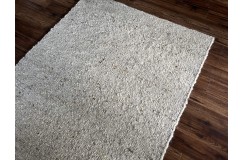 Beżowo-brązowy dwustronny płasko tkany kilim berber dywan Paulig Tata 60 Marokański 100% wełniany 130x190cm