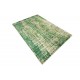 Unikatowy zielony dywan jedwabny z Indii deseń vintage 160x230cm luksus