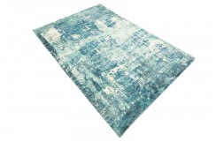 Jedwabny dywna z Indii 160x230cm w stylu vintage