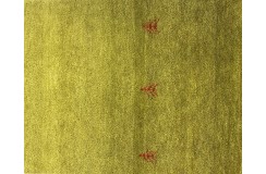 100% wełna gruby dywan Gabbeh Indie Luksusowy 170x240 cm zielony
