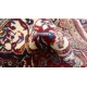 Piękny oryginalny dywan Ardekan Keszan z Iranu z medalionem wełna 200x290cm perski klasyk