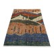 Dywan Ziegler Khorjin Arijana Shaal Gabbeh 100% wełna kamienowana ręcznie tkany luksusowy 180x230cm kolorowy w pasy