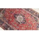 Oryginalny bogaty perski ręcznie tkany dywan Ardekan - Keszan z Iranu 100% wełniany ok 200x300cm czerwony