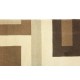 Beż brąz geometryczny dywan ręcznie tkany oryginalny Nepal Indie 200x300cm 100% wełna