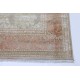 Beżowy subtelny dwupoziomowy dywan Tabriz z Indii 250x350cm wełna i jedwab wysoka jakość w palmety