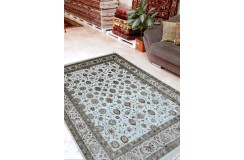 Beżowy ręcznie tkany dywan Tabriz z Indii wełniany 250x300cm