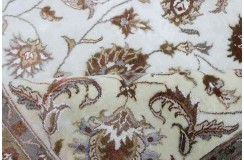 Beżowy ręcznie tkany dywan Tabriz z Indii wełniany 250x300cm