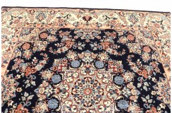 Luksusowy salonowy dywan Meszhed Sherkat z Iranu 100% wełniany 200x200
