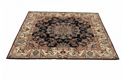 Luksusowy salonowy dywan Meszhed Sherkat z Iranu 100% wełniany 200x200