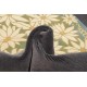 Fioletowy dywan w nowoczesne kwiaty ręcznie tkany Nepal Original premium Indie 170x250cm 100% wełna 