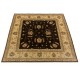 Dywan Ziegler Farahan 100% wełna kamienowana ręcznie tkany luksusowy 200x200cm brązowy ornamenty