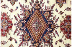 Królewski okrągły dywan Kazak tkany ręcznie 250x250cm