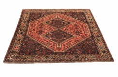 Bogaty perski dywan Shiraz z Iranu ok 170x210 tradycyjny czerwony