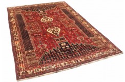 Bogaty perski dywan Shiraz z Iranu ok 170x250 tradycyjny czerwony