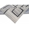 Szaro beżowy 100% wełniany dywan Gabbeh tuftowany 160x230cm ciepły