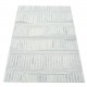Ciepły gruby dywan na zimę, szary beżowy geometryczny 100% wełniany dywan tafting 160x230cm