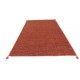 Ręcznie tkany ceglasty dwustronny kilim - dywan płasko tkany z Indii 140x200cm