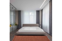 Ręcznie tkany ceglasty dwustronny kilim - dywan płasko tkany z Indii 200x300cm