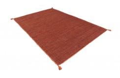 Ręcznie tkany kilim z Indii 70x140cm ceglasty, dwustronny