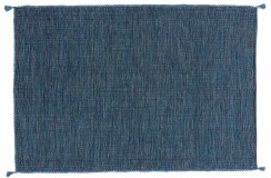 Ręcznie tkany niebieski dwustronny kilim - dywan płasko tkany z Indii 170x240cm