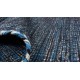 Ręcznie tkany niebieski dwustronny kilim - dywan płasko tkany z Indii 170x240cm