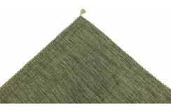 Ręcznie tkany zielony dwustronny kilim - dywan płasko tkany z Indii 170x240cm