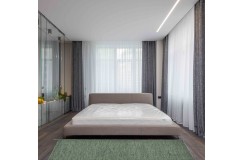 Ręcznie tkany zielony dwustronny kilim - dywan płasko tkany z Indii 170x240cm