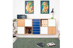 Ręcznie tkany kilim z Indii 120x180cm zielony, dwustronny