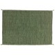 Ręcznie tkany zielony dwustronny kilim - dywan płasko tkany z Indii 70x140cm