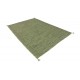 Ręcznie tkany zielony dwustronny kilim - dywan płasko tkany z Indii 70x140cm