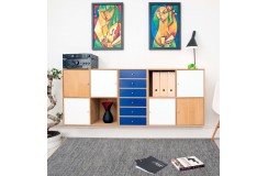 Ręcznie tkany szary dwustronny kilim - dywan płasko tkany z Indii 140x200cm