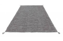 Ręcznie tkany kilim z Indii 120x180cm szary, dwustronny