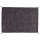 Ręcznie tkany szary dwustronny kilim - dywan płasko tkany z Indii 70x140cm