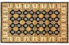 Dywan Ziegler Classic 100% wełna kamienowana ręcznie tkany luksusowy ok 200x300cm ciemny ornamenty