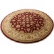 Dywan Ziegler Classic 100% wełna kamienowana ręcznie tkany luksusowy ok 300x300cm okrągły ornamenty