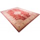 Dywan Ziegler Farahan 100% wełna kamienowana ręcznie tkany luksusowy 300x400cm czerwony ornamenty